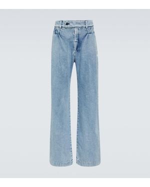 Amiri Jeans A Gamba Larga - Blu