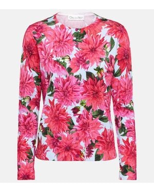 Oscar de la Renta Cardigan - Rosa