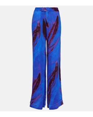 Louisa Ballou Weite Hose - Blau