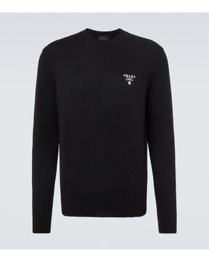 Prada Pullover Aus Kaschmir - Schwarz