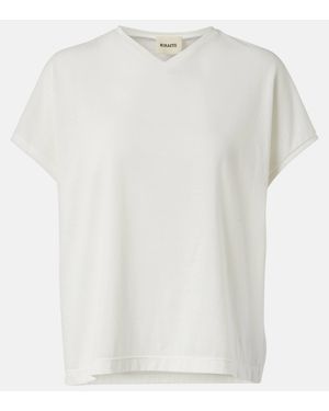 Khaite Devra Cotton-blend Top - White