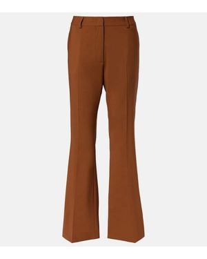 Etro Hose Aus Einem Wollgemisch - Braun