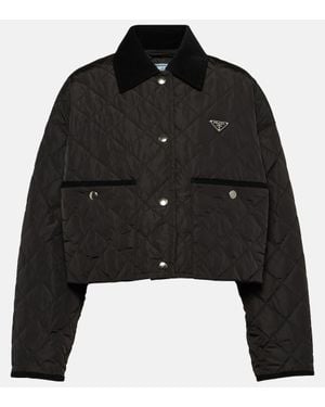 Prada Quilted Re-Nylon Jacket - Black