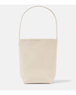 The Row Tote Bag N/S Park Small Aus Leder - Weiß