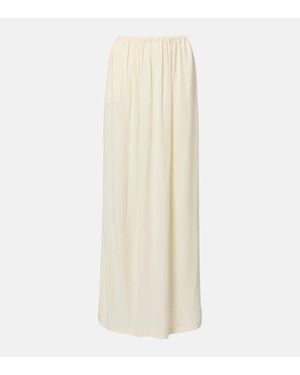 Frankie Shop Aeson Jersey Maxi Skirt - White