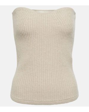 Isabel Marant Top Blaze Aus Wolle Und Kaschmir - Natur