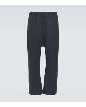 Maison Margiela Gerade Hose Aus Baumwolle - Blau