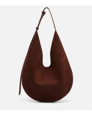 Aesther Ekme Sac Medium En Daim - Marron