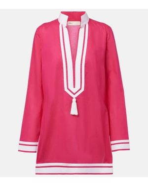 Tory Burch Tunika Aus Baumwoll-Voile - Pink