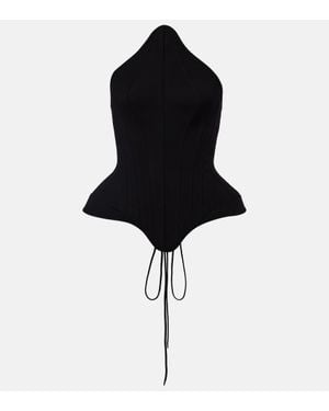 Mugler Re/Edit Top - Schwarz