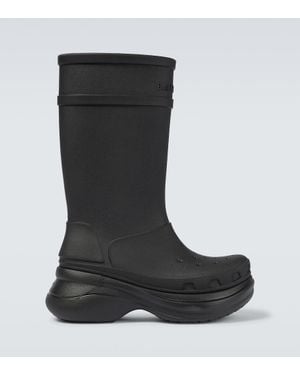 Balenciaga X Crocs Wellington Boots - Black