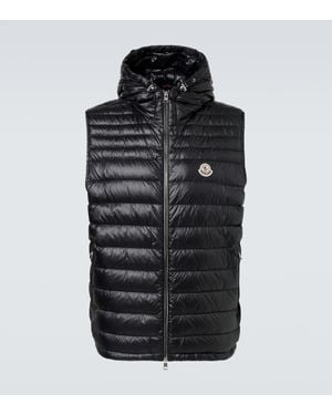 Moncler Quilted Down Vest - Black