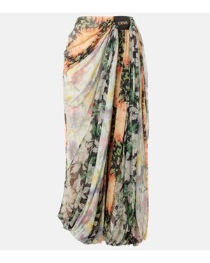 Loewe Pantaloni A Gamba Larga - Metallizzato