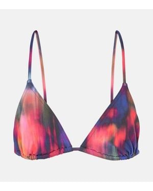 Eres Top Bikini Spatiale Con Stampa - Rosso