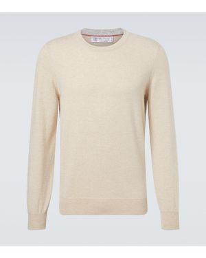 Brunello Cucinelli Pullover Aus Kaschmir - Natur