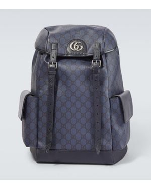 Gucci Zaino Ophidia GG Medium in pelle - Blu