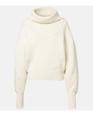 Jacquemus Balloon Wool And Cashmere Jumper - Natural
