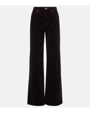 Citizens of Humanity Pantaloni A Gamba Larga Annina - Nero