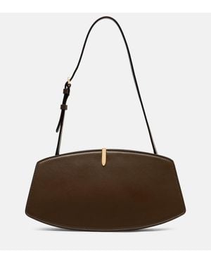 SAVETTE Bolso Al Hombro Florence De Piel - Marrón