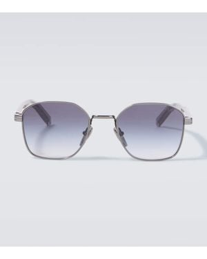 Prada Eckige Sonnenbrille - Blau