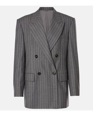 Brunello Cucinelli Wool Blazer - Grey