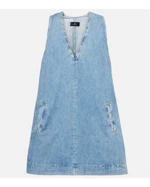 7 For All Mankind Denim Minidress - Blue