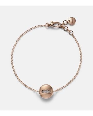 Pomellato Pom Pom Dot 18Kt Rose Pendant Bracelet With And Diamonds - Metallic