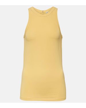 TOTEME Top Aus Jersey - Gelb