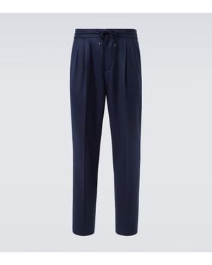 Brunello Cucinelli Pantaloni Regular - Blu