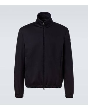 Moncler Jacke Simorre Aus Jersey - Blau