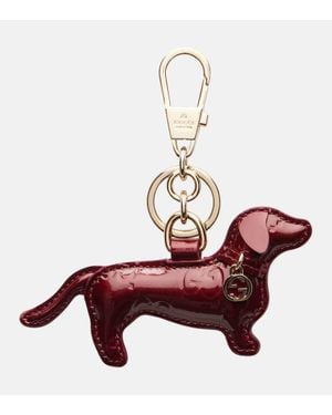 Gucci Llavero De Charol - Rojo