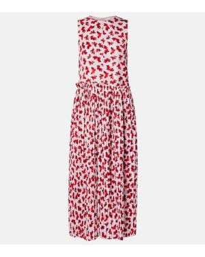 Jil Sander Midikleid - Rot