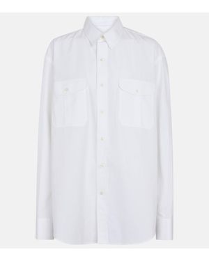 Wardrobe NYC Cotton Shirt - White