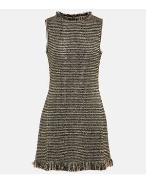 Oscar de la Renta Tweed Minidress - Multicolor