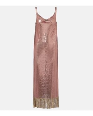 Rabanne Midikleid - Lila