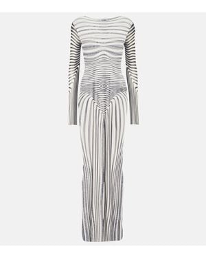 Jean Paul Gaultier The Body Morphing Midi Dress - Grey