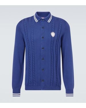 Brunello Cucinelli Cardigan Aus Baumwolle - Blau