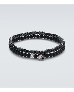 Sydney Evan Set Aus Zwei Armbaendern Mit 14Kt Weissgold Und Edelsteinen - Mettallic