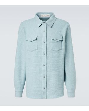 God's True Cashmere Camicia Stardust - Blu