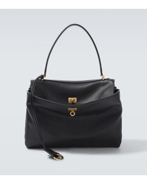 Balenciaga Tote Bag Rodeo Medium Aus Leder - Schwarz