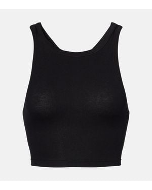 Calvin Klein Cropped-Top Pamela Aus Einem Baumwollgemisch - Schwarz