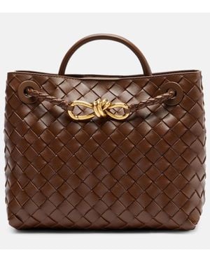 Bottega Veneta Borsa Andiamo Small - Marrone
