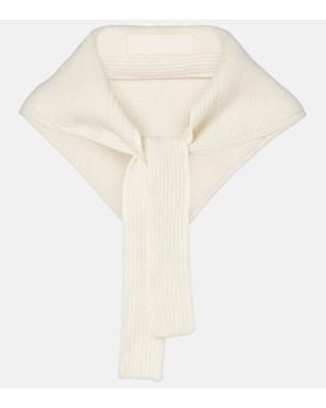 Jacquemus Echarpe Gros Grain - Blanc