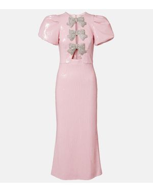 Rebecca Vallance Verziertes Cocktailkleid Lydia - Pink