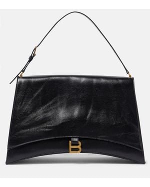 Balenciaga Borsa A Spalla Crush Large - Nero