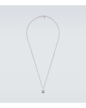 Sydney Evan Halskette Aus 14Kt Weissgold Mit Diamanten - Weiß