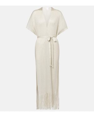 Max Mara Ovatte Cocoa Kaftan in Black | Lyst