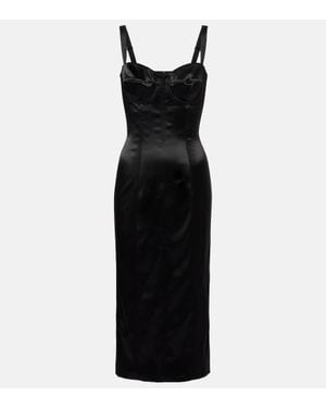 Dolce & Gabbana Midi Dresses - Black