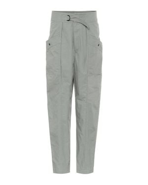 Isabel Marant Hose Zilyae Aus Baumwolle - Grau