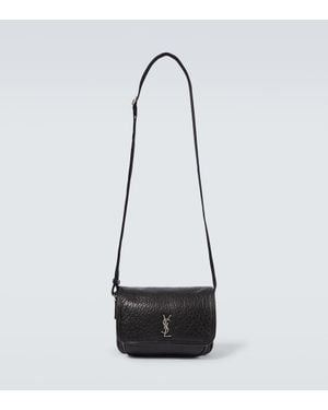 Saint Laurent Messenger Bag Niki Small Aus Leder - Weiß